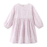 Pink Seagull Puffy Babydoll Dress