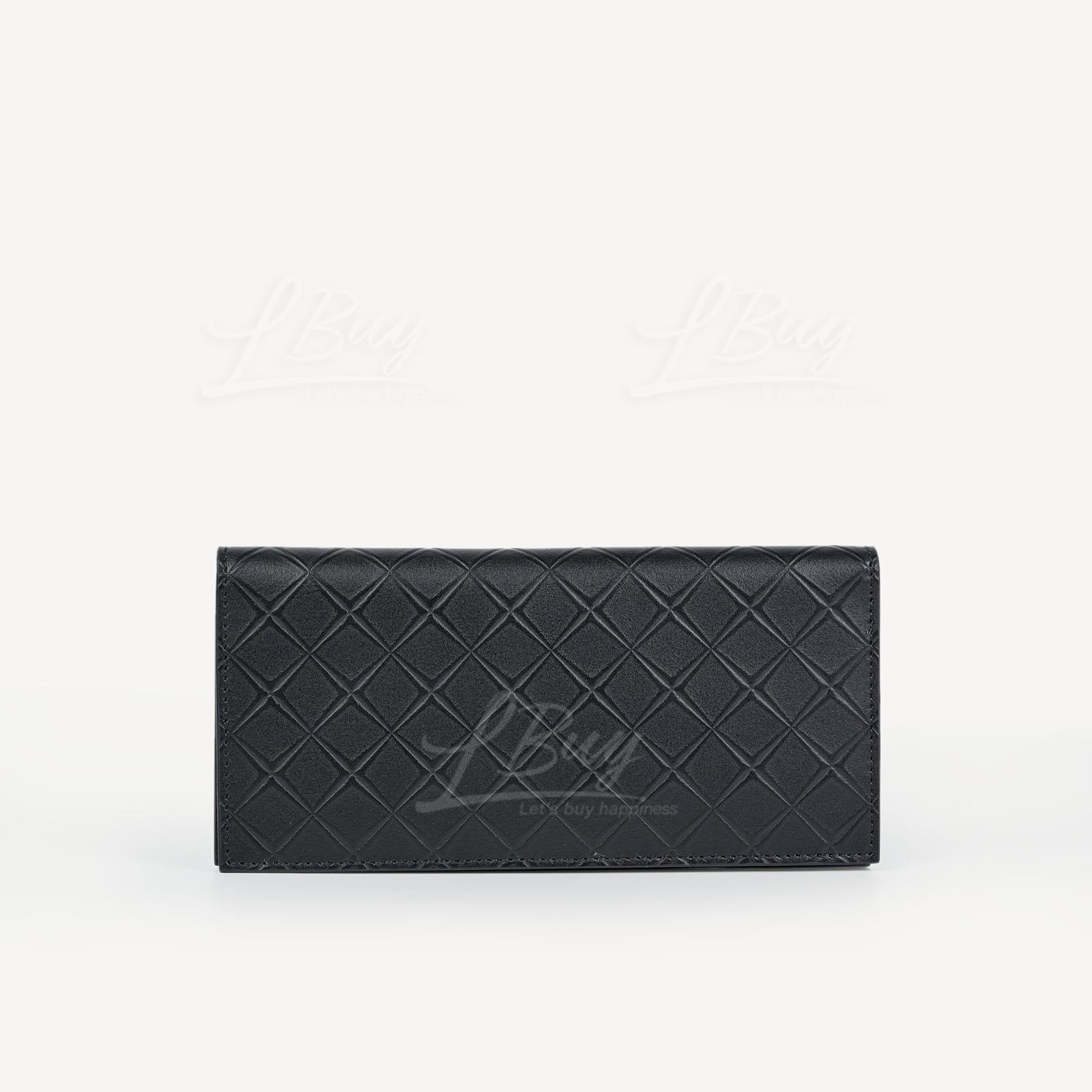 Bottega Veneta Black Card Holder Long Wallet