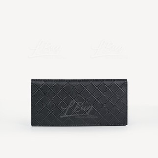 Bottega Veneta Black Card Holder Long Wallet