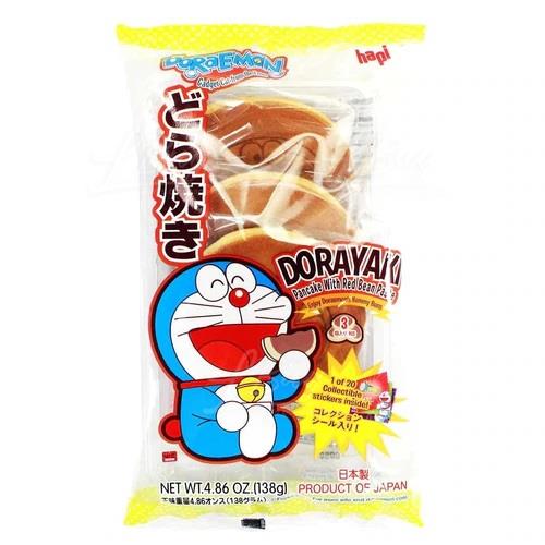 Hapi Doraemon Dorayaki with Red Bean Paste 138g