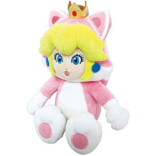 Super Mario 3D World Cat Princess Peach 毛公仔 22 cm