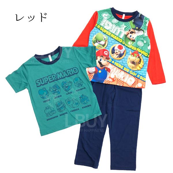 Mario红色发光长袖家居服(尺码:110-130)