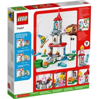 LEGO 71407 Cat Peach Suit and Frozen Tower Expansion Set(Super Mario) 7+