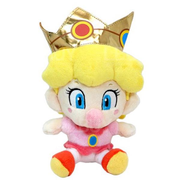 Super Mario系列 Baby Peach奶咀毛公仔 17cm