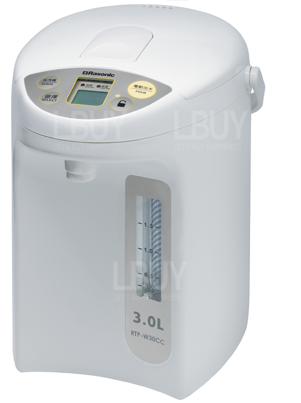 Electric Pump or Cup Push Dispenser 5 Keep Warm Temperature Thermo Pot (3.0L) RTP-W30CC