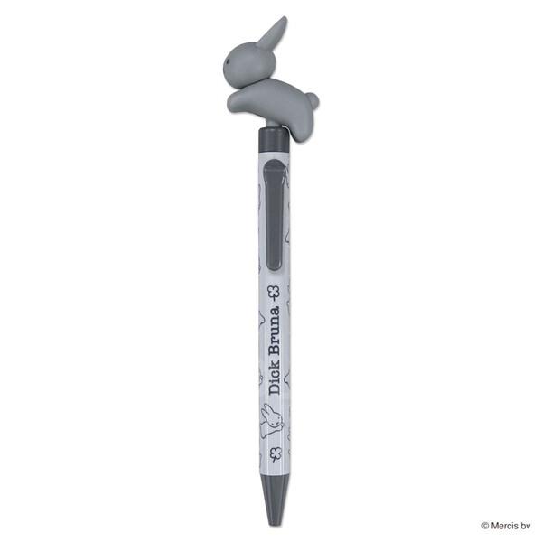 Gray Miffy 0.7 mm Oily Black Ballpoint Pen Made In Japan