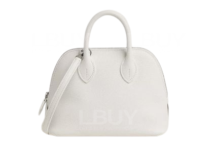 Hermes Mini Bolide Bag Blanc Lime phw