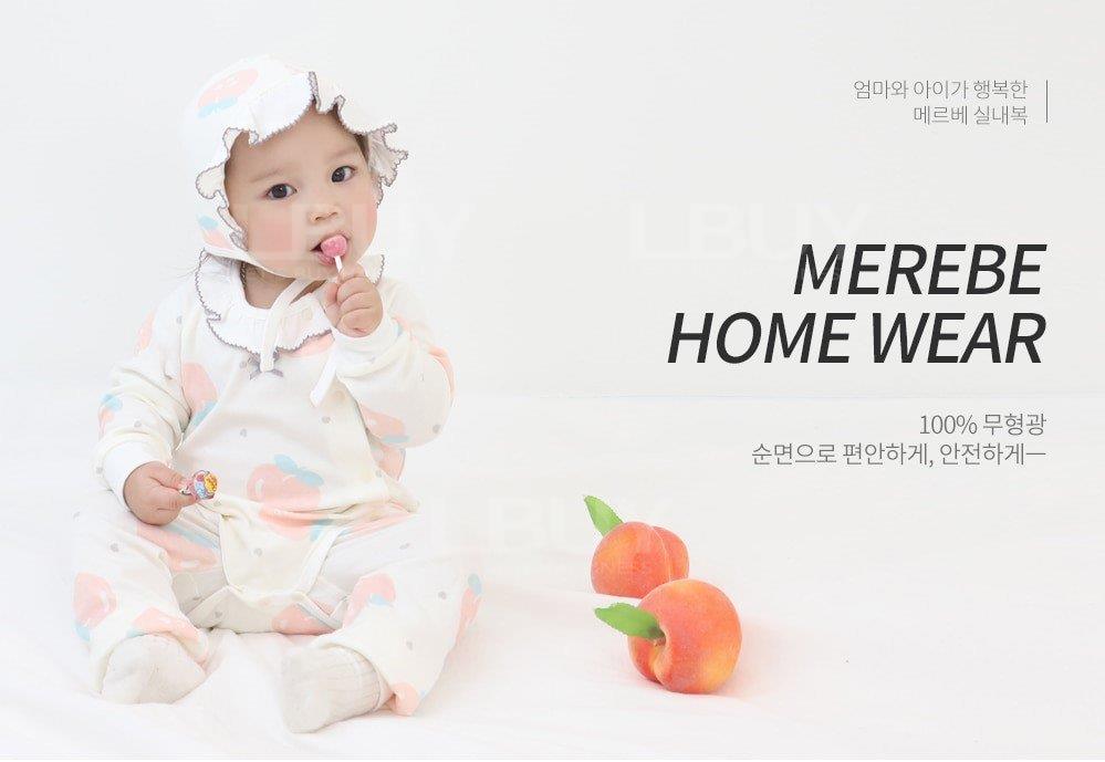 Snap-Up Bodysuit+Pants Set-Juicy Peach (SpringFall)嬰兒夾衣連褲-小蜜桃 (春秋) 尺寸:70