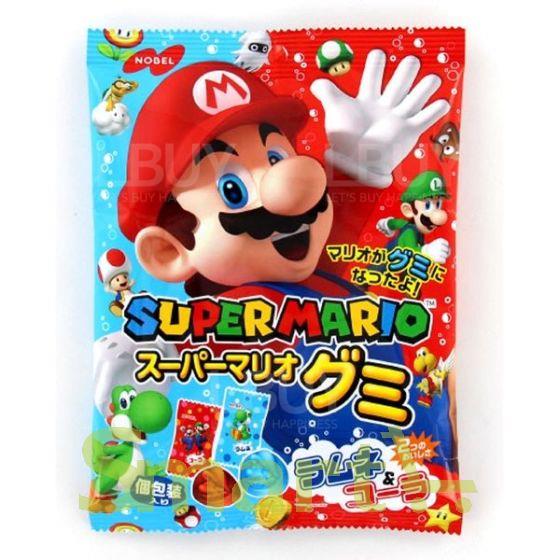 Nobel SuperMario Gummy Soda Flavor - individual pack 90g