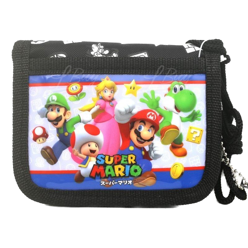Super Mario 拉炼银包 黑色