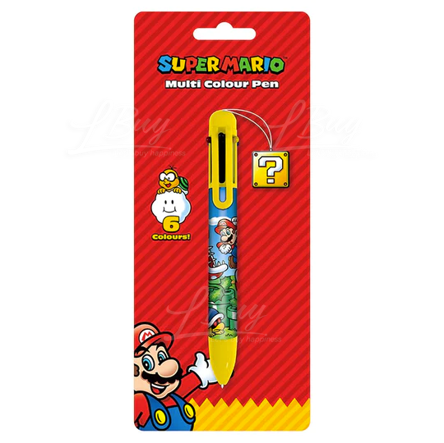 Super Mario Question Block Multi-Color Ball Pen Yellow