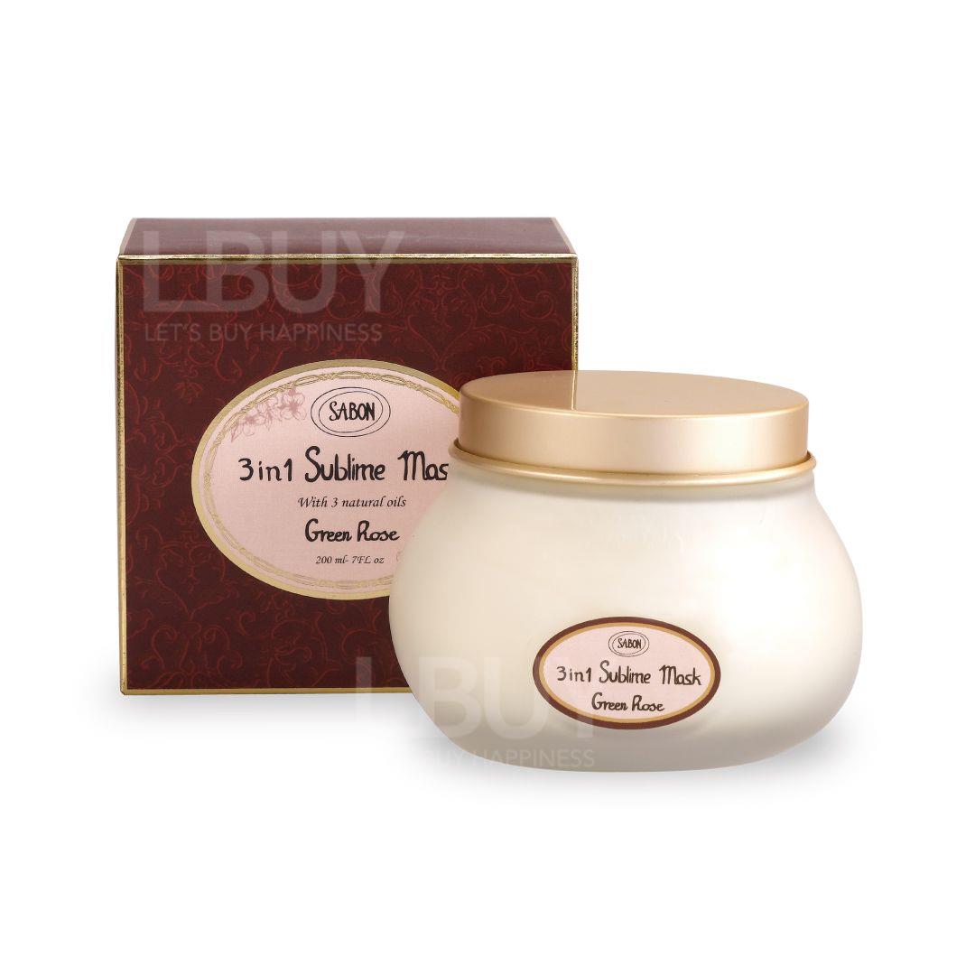 SABON 3合1頭皮髮膜  翠綠玫瑰 200ml