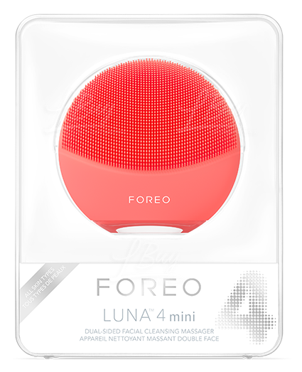 FOREO LUNA 4 Mini 双面迷你净透洁面仪 - Coral
