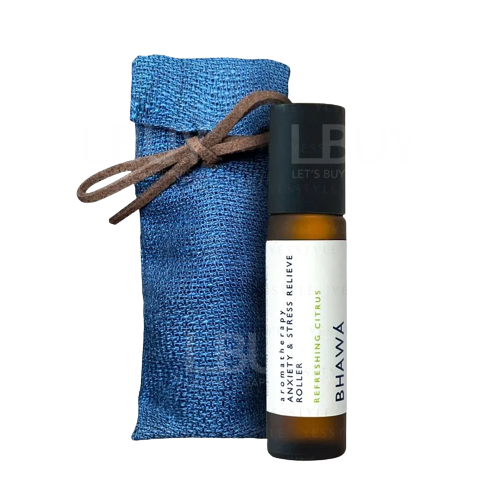 BHAWA 芳香疗法缓解焦虑和压力滚珠 - 清新柠檬柚子 10ml