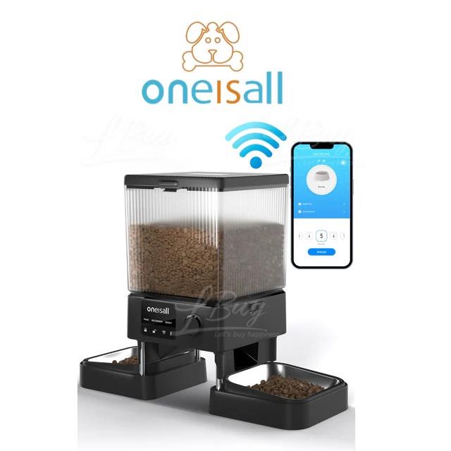ONEISALL - 5G Wi-Fi自動寵物餵食器 - 雙碗版 PFD-002 Pro