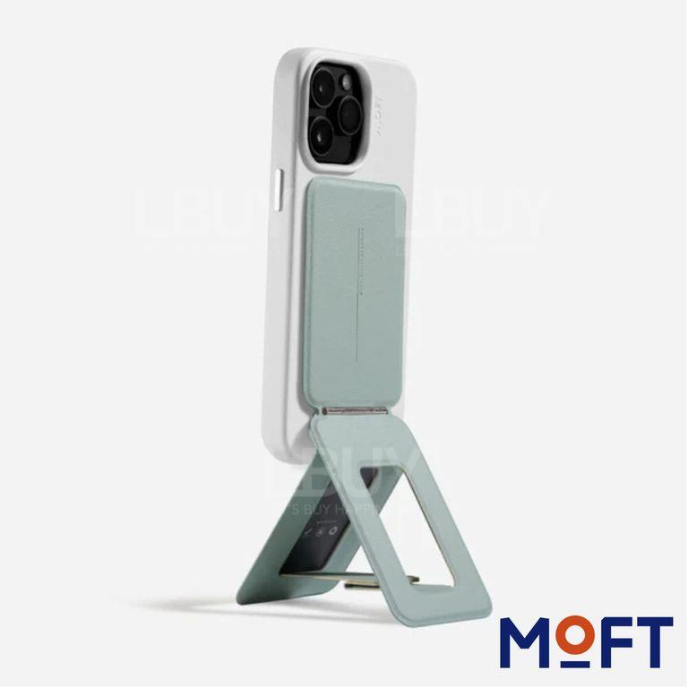 MOFT MagSafe 手機支架 MS027 輕薄磁吸三角手機支架 MOVAS 海潮綠