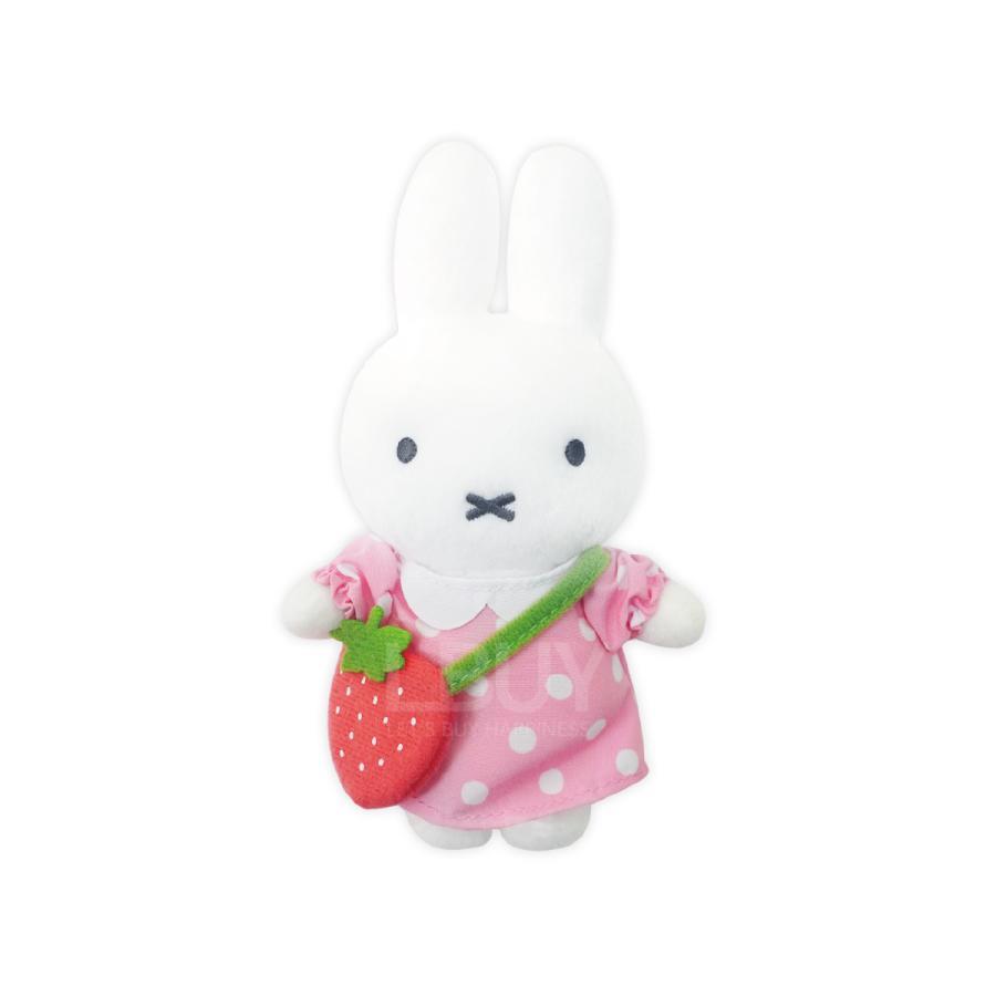 Miffy Strawberry系列毛公仔吊飾