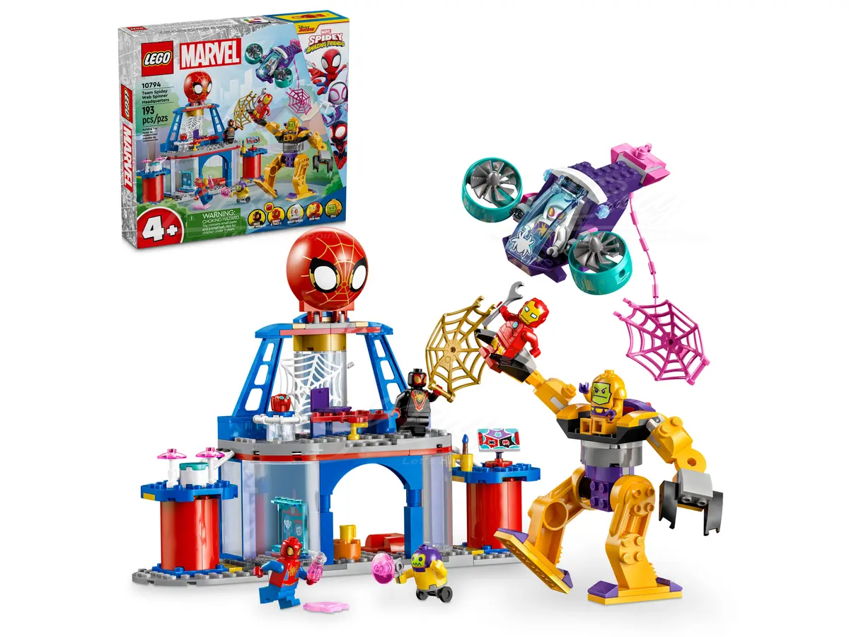 LEGO 10794 Marvel Team Spidey Web Spinner Headquarters 4+