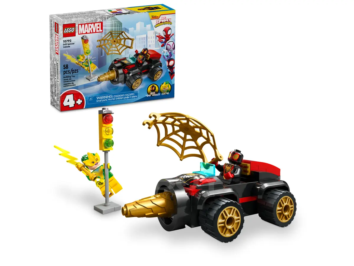 LEGO 10792 Marvel Drill Spinner Vehicle 4+