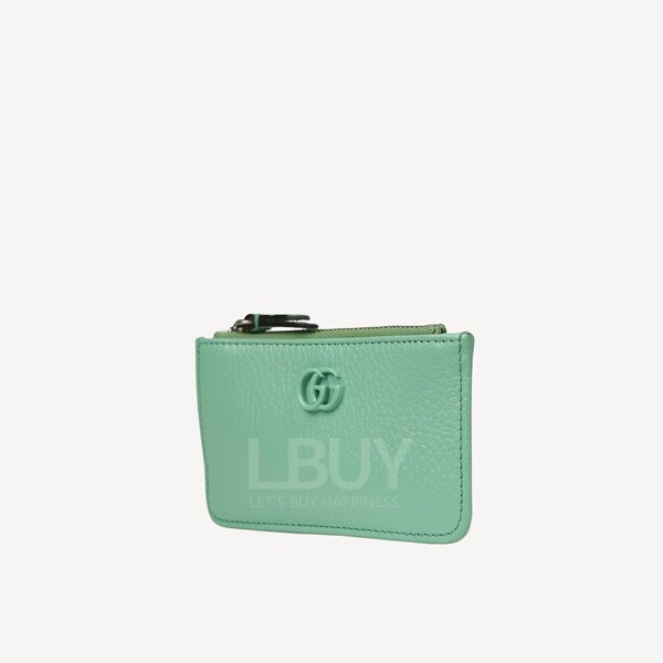 Gucci-Gucci Zipper Coin Wallet Mint Green 7010701