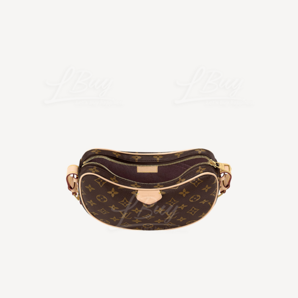 Louis Vuitton-LV 新款LV Remix Croissant MM Monogram單肩袋斜