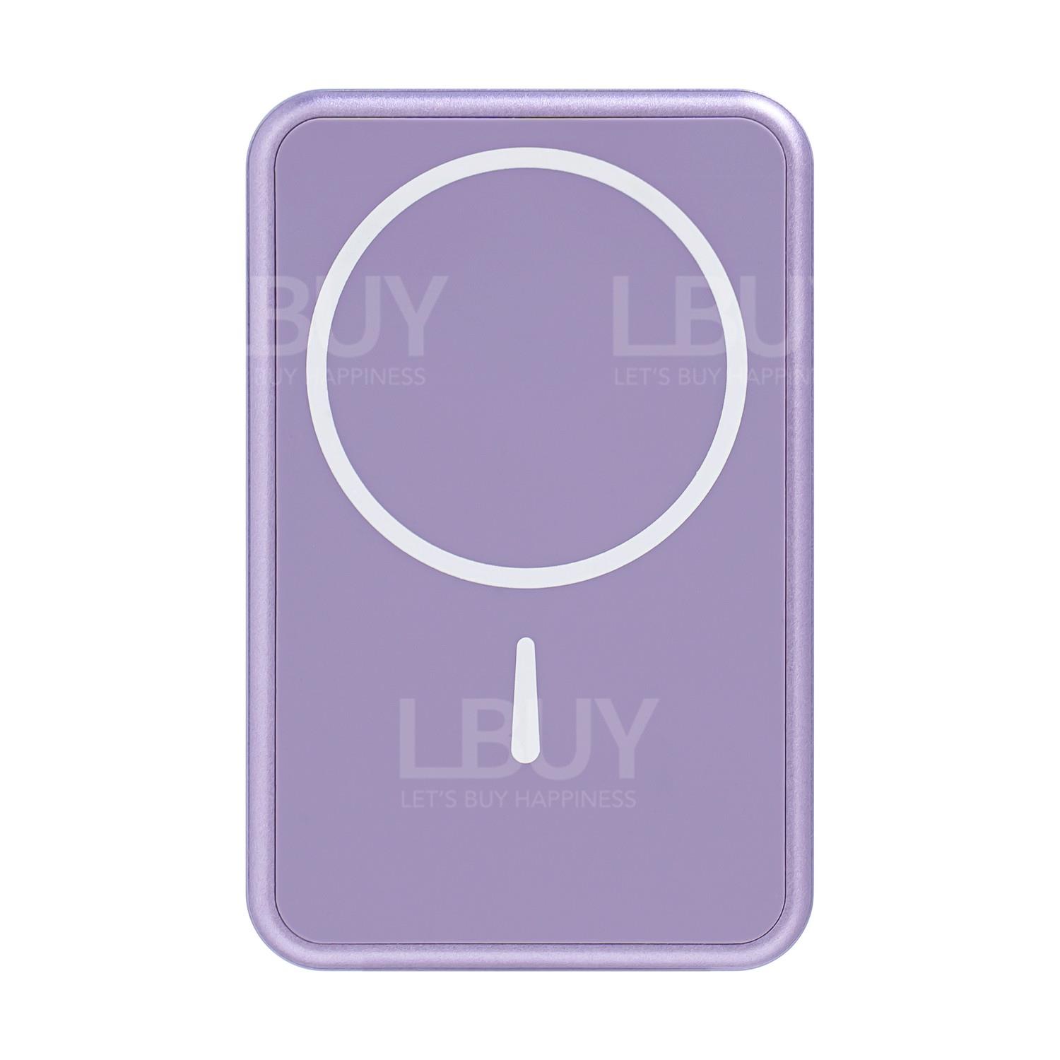 The Hood C11 Metal Wireless Power Bank (Magsafe Compatible) 10000mAh Purple