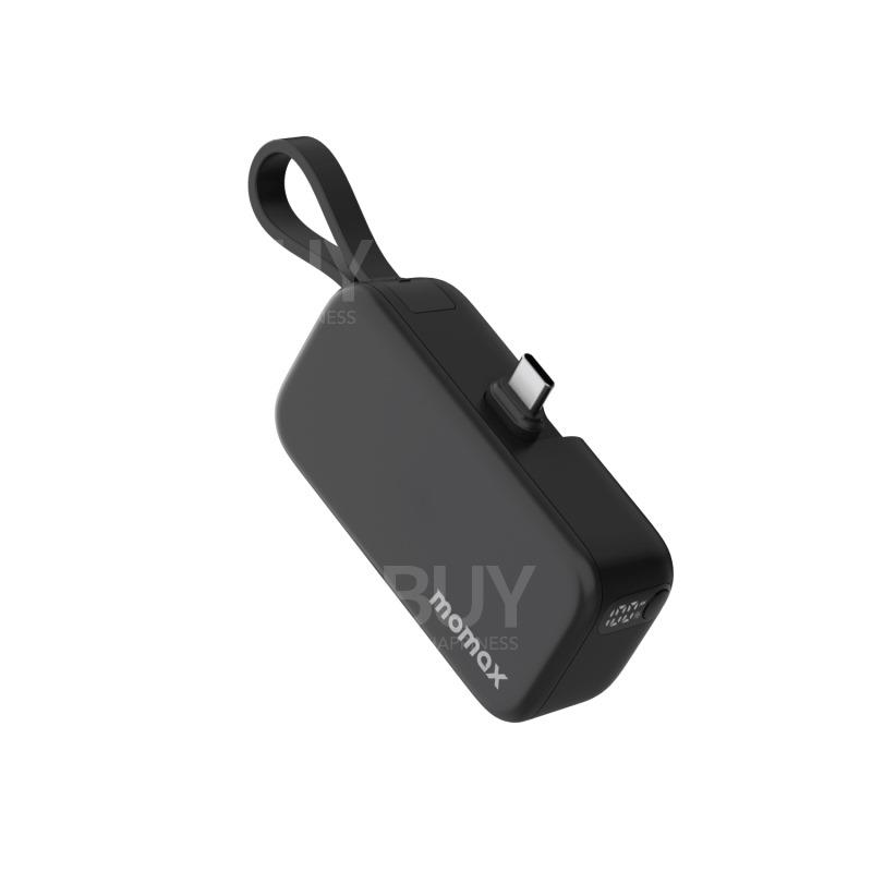 MOMAX 1-Power Mini 3 in 1 USB-C PowerBank 5000mAh IP130 Black
