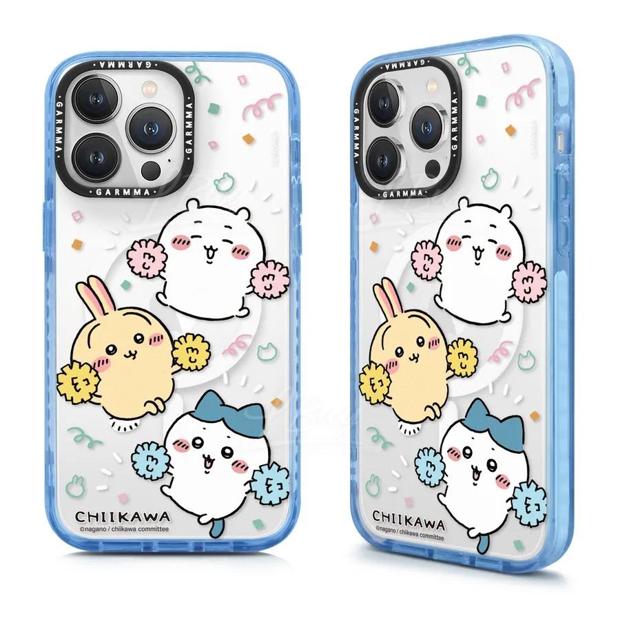 吉伊卡哇 Chiikawa 磁吸手機保護殼 Magsafe 小派對 iPhone 15 Pro Max 6.7 永橙 Garmma