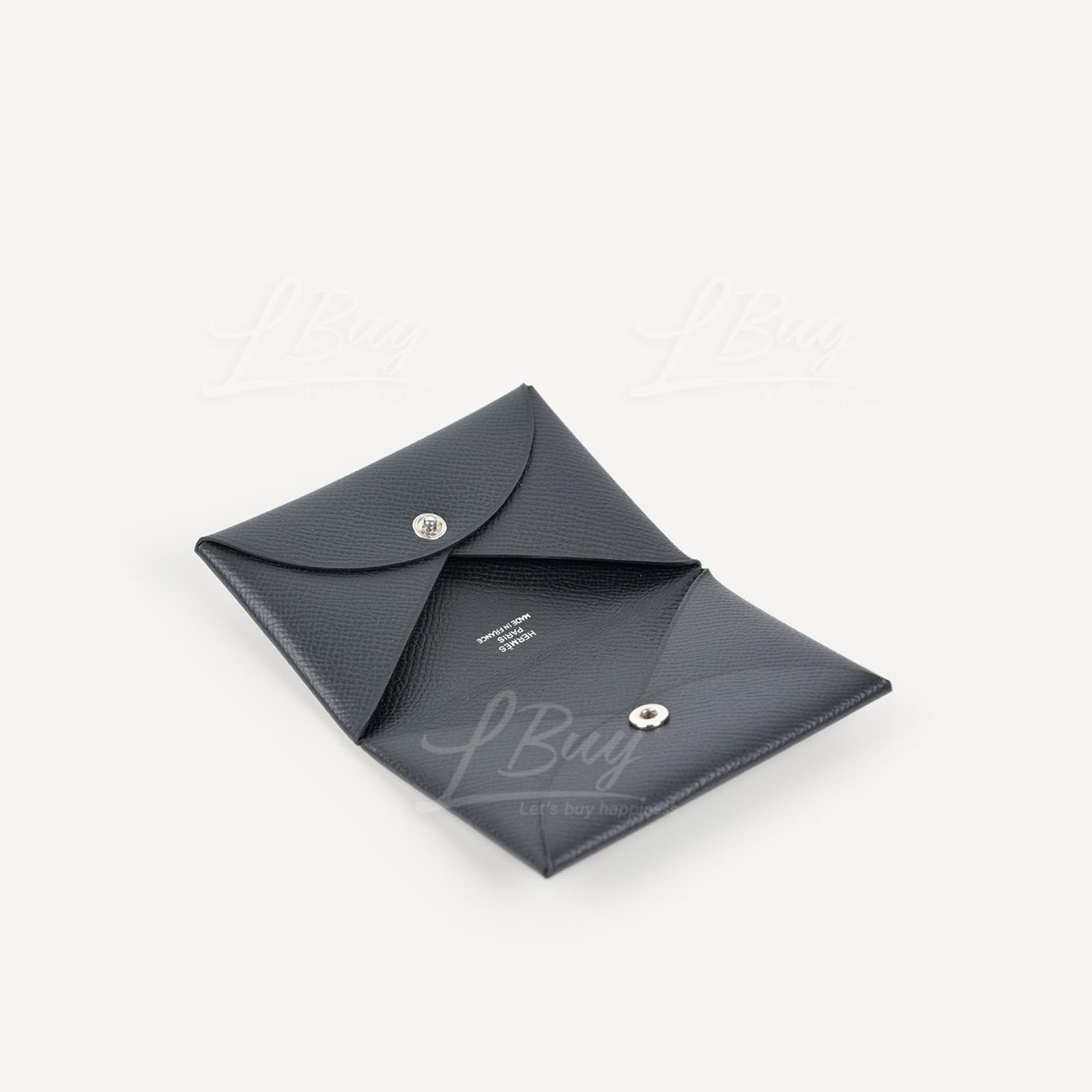 Hermes Calvi 卡片套 黑色
