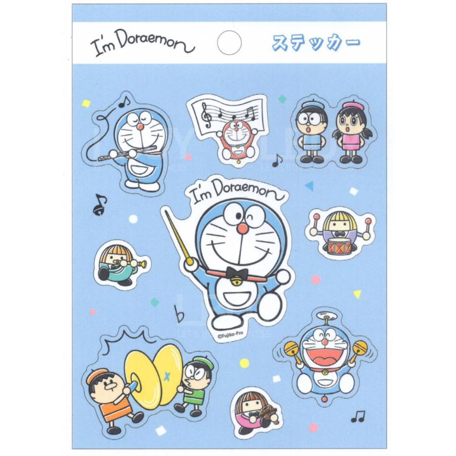 多啦A梦 音乐 平面贴纸