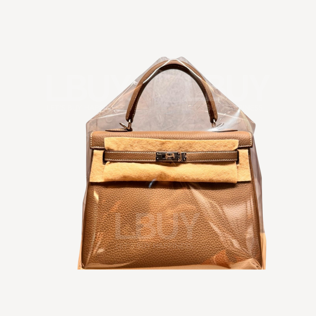 Hermes Kelly 25 Bag 手挽袋 大象灰 银扣