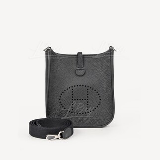 Hermes Mini Evelyne 16 Amazone Bag Black phw