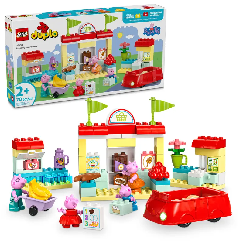 LEGO 10434 DUPLO Peppa Pig Supermarket 2+