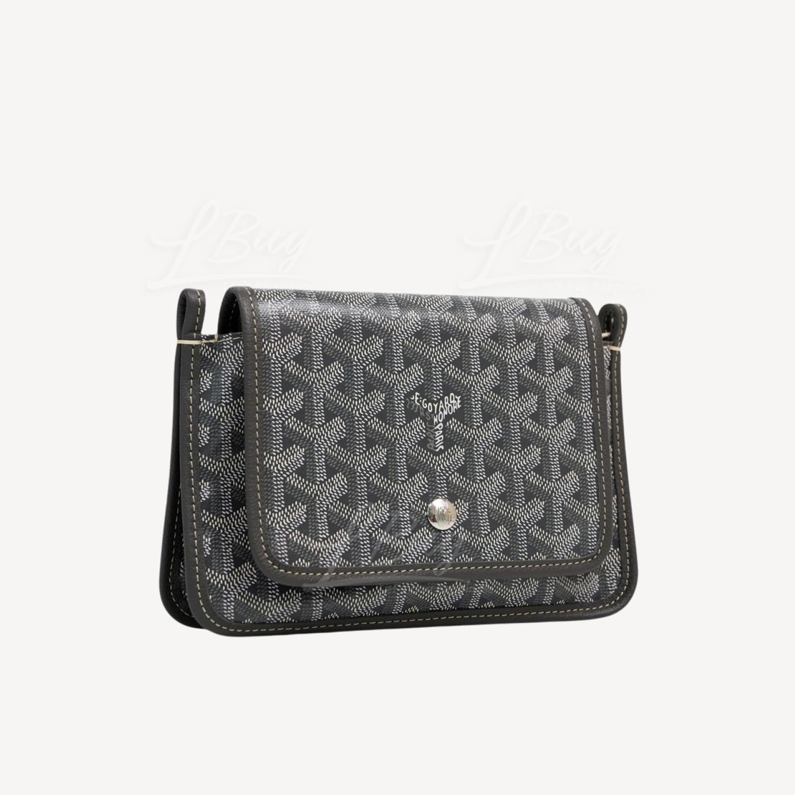 Goyard Plumet Pocket 皮帶WOC 灰色