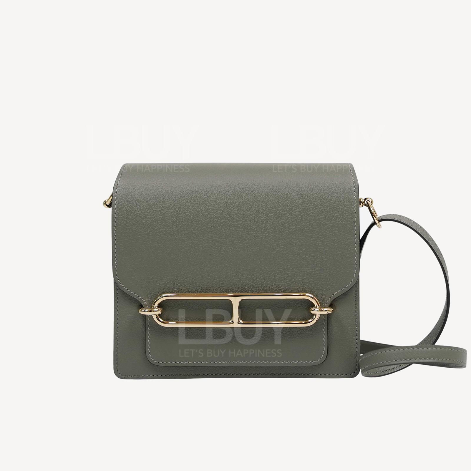 Hermes Roulis Mini Bag 積雨雲灰 淡金扣