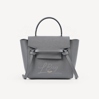 Celine Pico Belt Bag in Grained Calfskin Grey