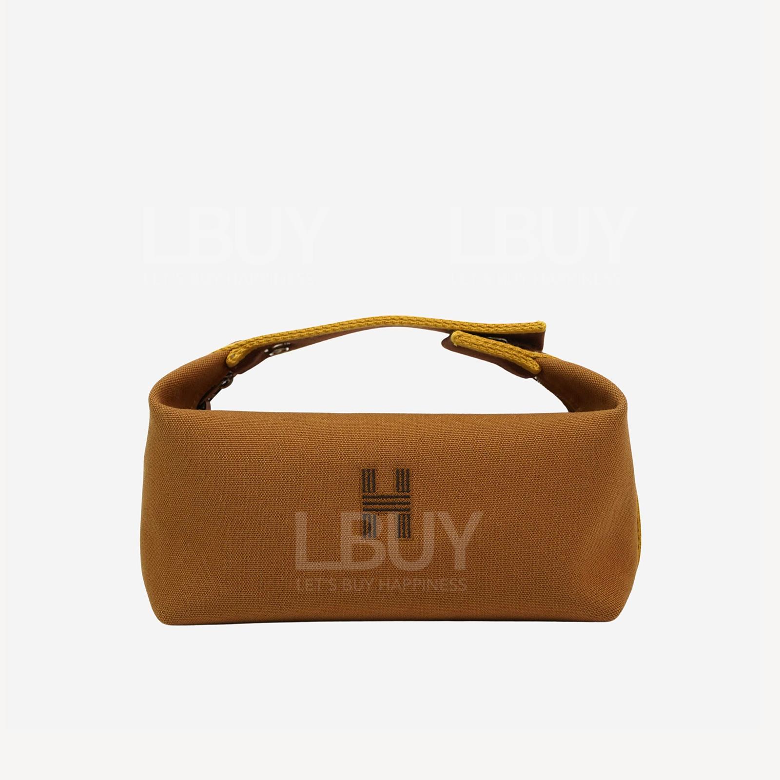 Hermes Bride-a-Brac 饭盒包 金赭石色 棕黄并色彩带 小号