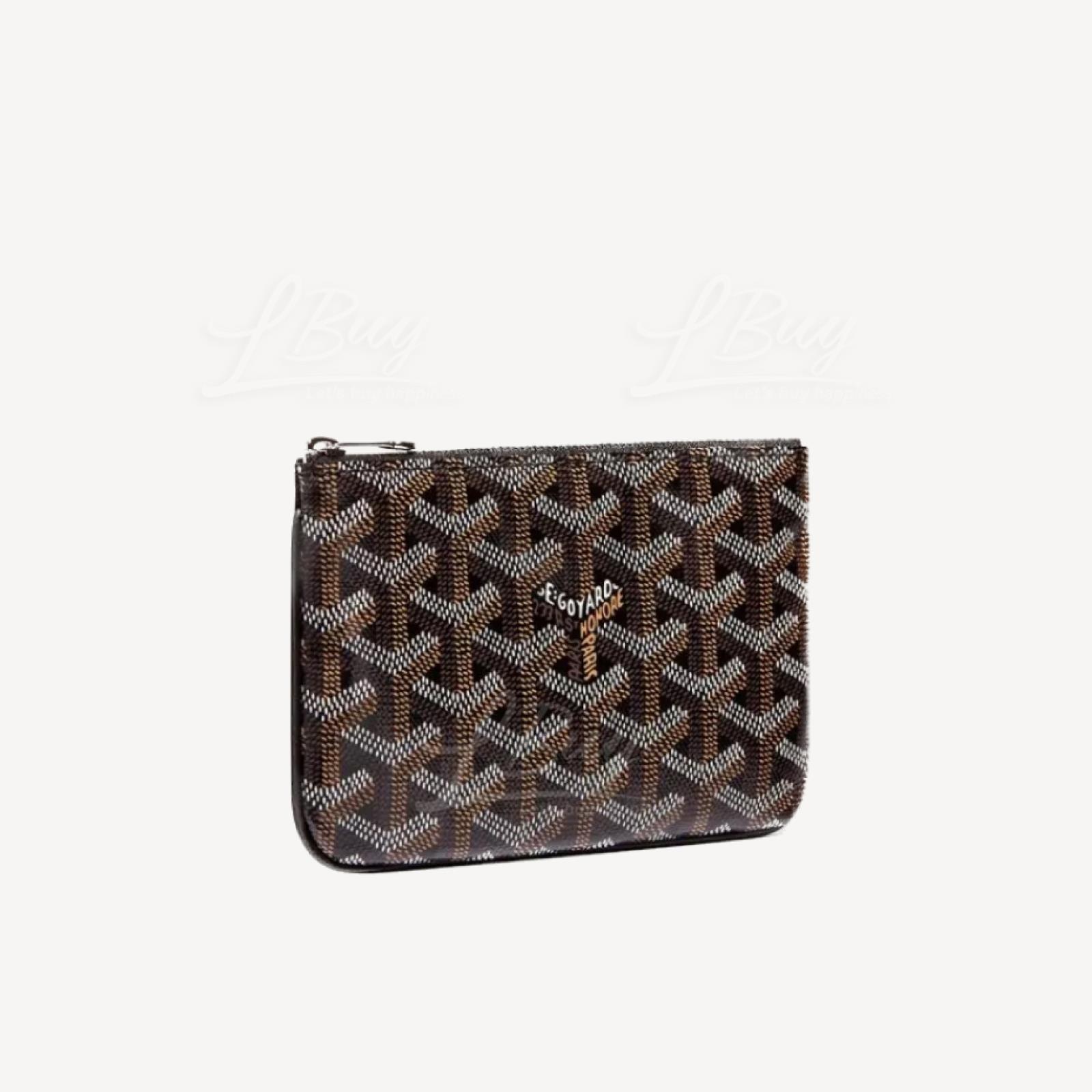 Goyard Pochette Senat Mini Wallet 黑併啡色