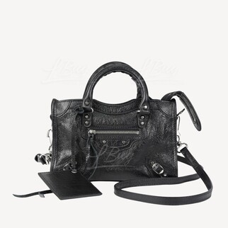 Balenciaga Classic Nano City Black Tote Bag Crossbody Bag