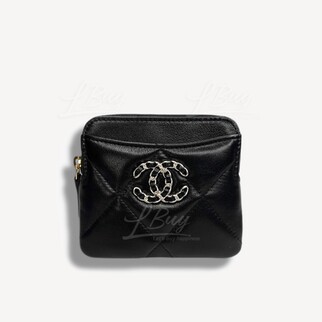 Chanel-Chanel 經典款細號垂蓋銀包黑色配金扣AP0231 Chanel-Chanel 經典款細號垂蓋銀包黑色配金扣AP0231
