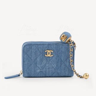 Chanel Denim Gold Ball Small Bag AP2462