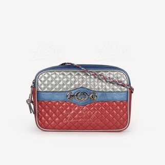 Gucci Calfskin Multicolour Quilted Shoulder Bag Crossbody bag