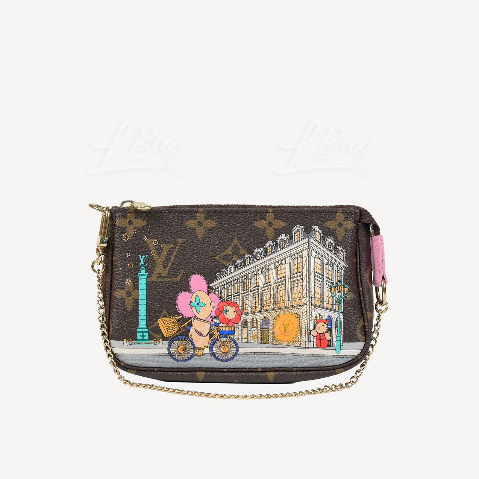 LV Paris Mascot Vivienne Mini Bag Pink M81760