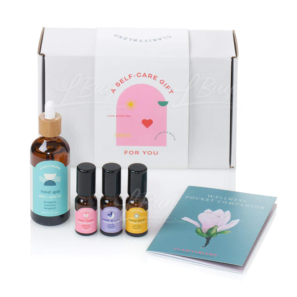 CLARITY BLEND 天然草本养生芳疗套装 (身体护肤油 100ml, 3支10ml精油+健康美丽秘籍）