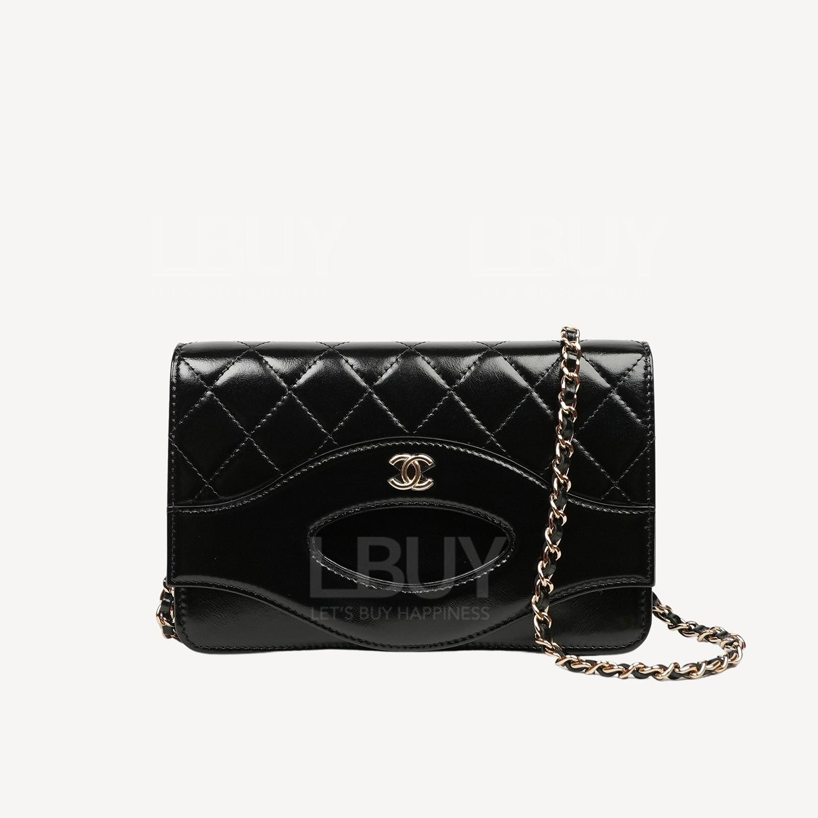 Chanel 31 WOC垂蓋鏈帶包 黑色 AP2703