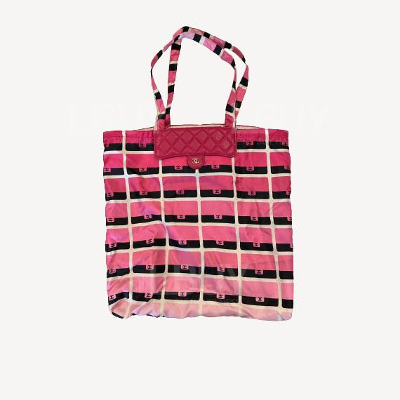 Chanel 二合一桃红色Tote Bag
