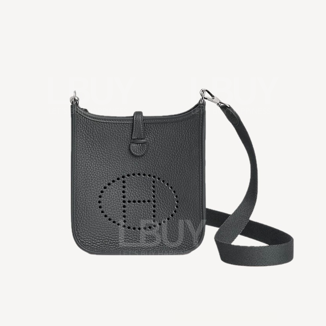 Hermes Mini Evelyne 16 Amazone Bag Gris Misty phw