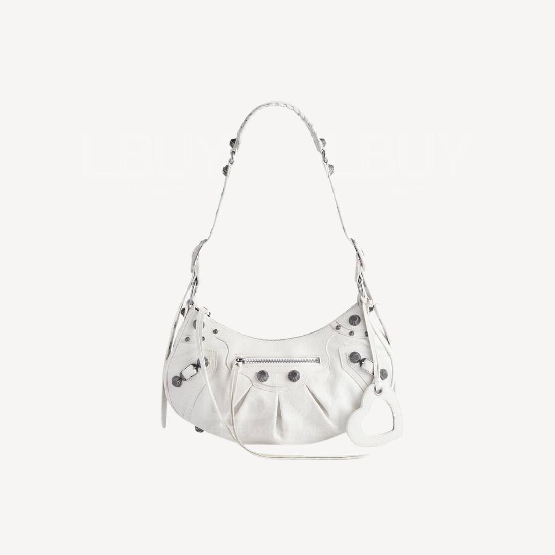 Balenciaga Le Cagole Small Shoulder Bag 单肩包 白色 671307