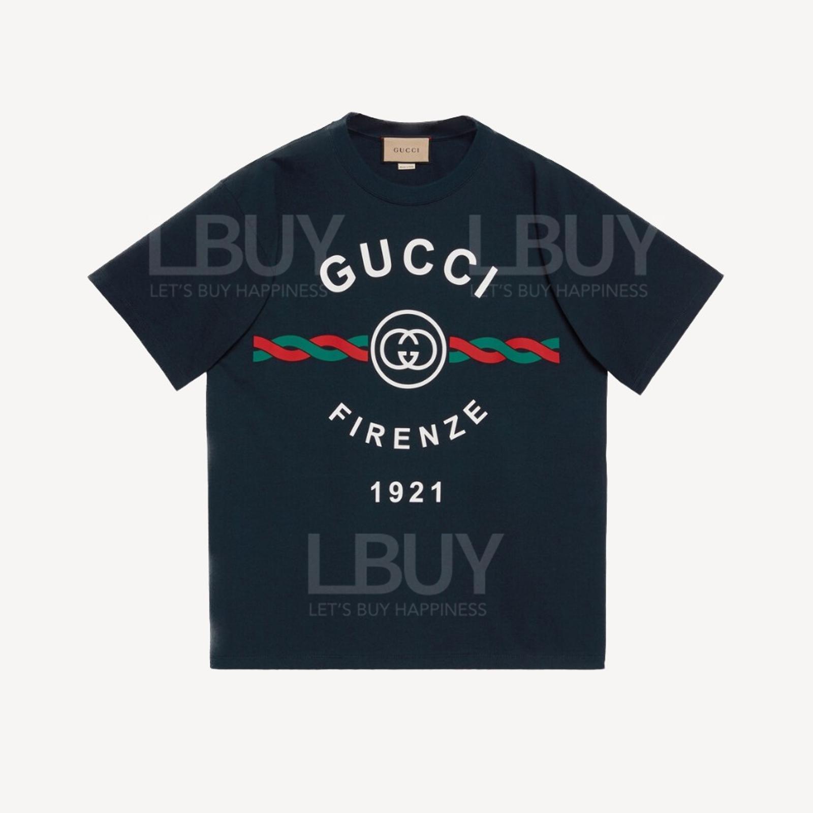 Gucci Firenze 1921棉質針織布Tee