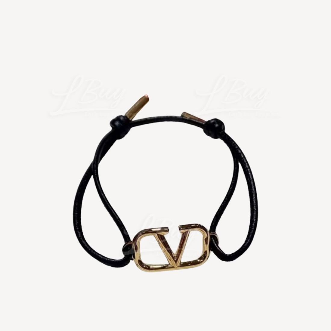 Valentino VLOGO SIGNATURE BRACELET IN COTTON 皮手帶